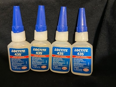  Loctite 840057 Instant Adhesive, 435 Series, Clear, 0.7 Oz, Bottle  Qty 4