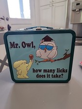 2010 Loungefly Tootsie Roll Mr Owl “How Many Licks” Metal Lunchbox Tin 