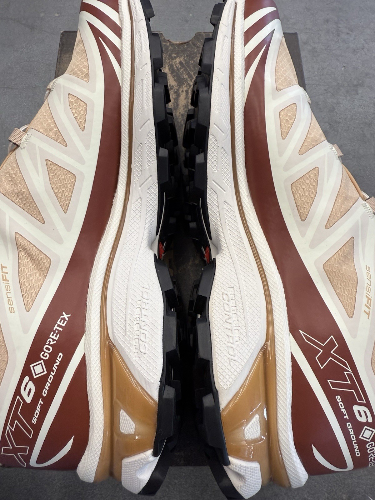 2022 Salomon XT 6 GORE TEX Kith Ronnie Fieg Hennè Bruciato Nocciola 472067 Taglia 10