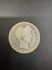 Circulated 1893 S Barber Quarter Silver US Coin United States 90% better date