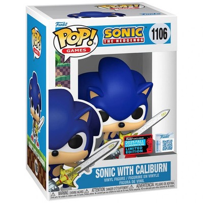 FUNKO POP! - Sonic The Hedgehog - SONIC WITH CALIBURN #1106 (LIMITED EDITION)