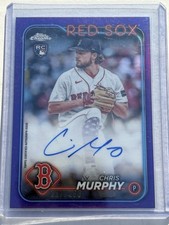 2024 Topps Chrome Chris Murphy Rookie Autograph Card RA-CMU Purple 217/250
