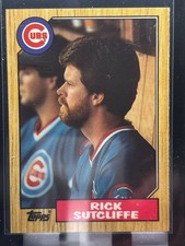 1987 Topps #142 Rick Sutcliffe