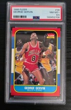 1986 Fleer #36 George Gervin PSA 8.5