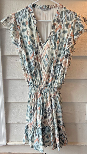 Tart Ezra Dress Summer Breeze Women's Size S Elastic Waistband V-Neck