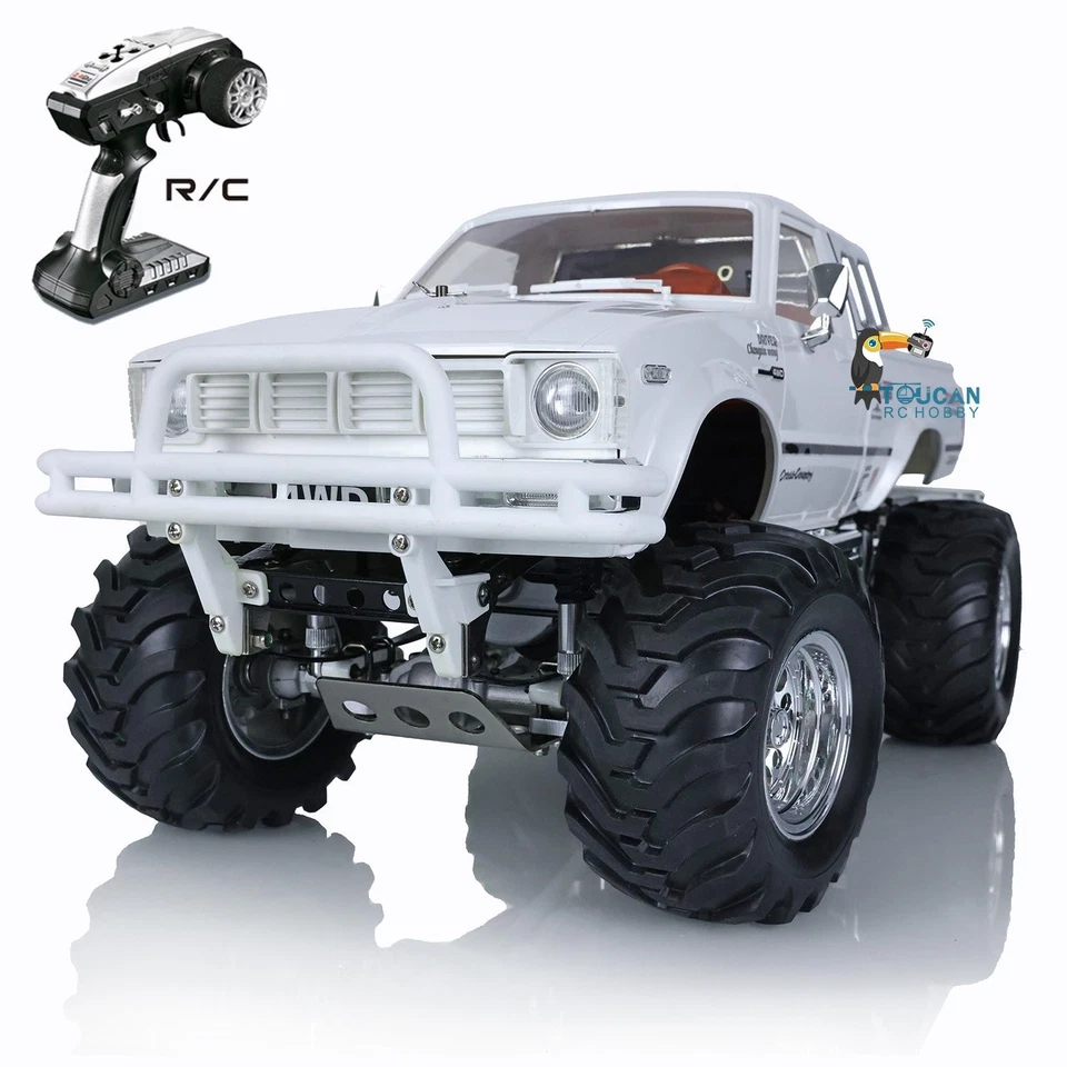 HG 1/10 RC Pickup Model 4*4 Off-Road Car Crawler 2.4G RTR W/Motor Battery - Image 3 of 4