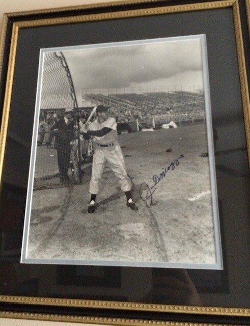 Joe DiMaggio Autographed Signed New York Yankees 11x14 Spring Training Full JSA 