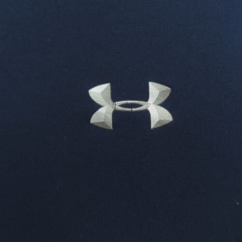 Under Armour Baselayer Men Small Blue Fitted Compression Coldgear Mock Adult S - Picture 3 of 9