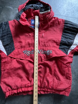 Vintage Detroit Red Wings Hockey NHL Starter Jacket 90s Size Vintage Detroit Red Wings Hockey NHL Starter Jacket 90s Size