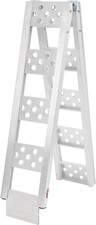 6' Folding Aluminum Loading Ramp - 440 Lbs Capacity for ATVs, UTVs, Bikes