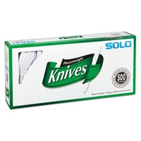 Solo Cups Heavyweight Plastic Cutlery, Knives, White, 7 In, 500/carton 827271 on sale Solo Cups Heavyweight Plastic Cutlery, Knives, White, 7 In, 500/carton 827271 on sale