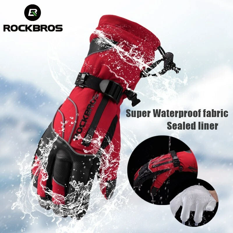 ROCKBROS Waterproof Ski Gloves,Winter Warm Snowboard Thermal Fleece Lining Glove
Opens in a new wind