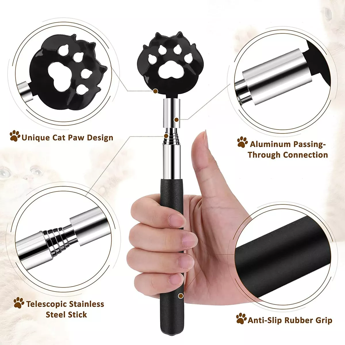Cat paw back clearance scratcher