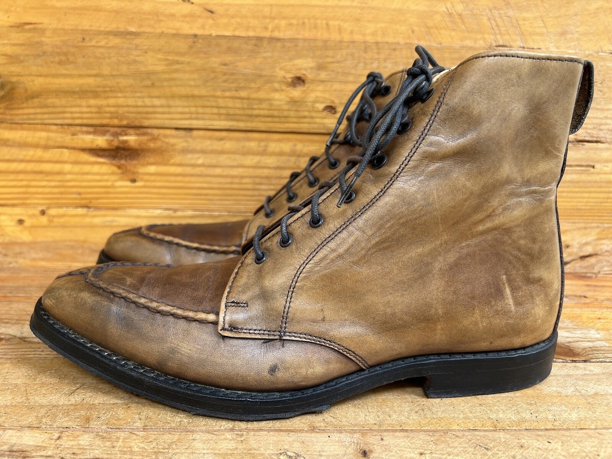 Allen Edmonds Light Brown Leather Boots Allen Edmonds Reserve Men main image 4