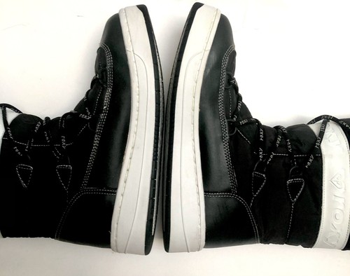 EUC $78 Roxy Women's "Snowday" BLK/WHT Pull-On Waterproof Winter Boots 6M MINT - Picture 6 of 8