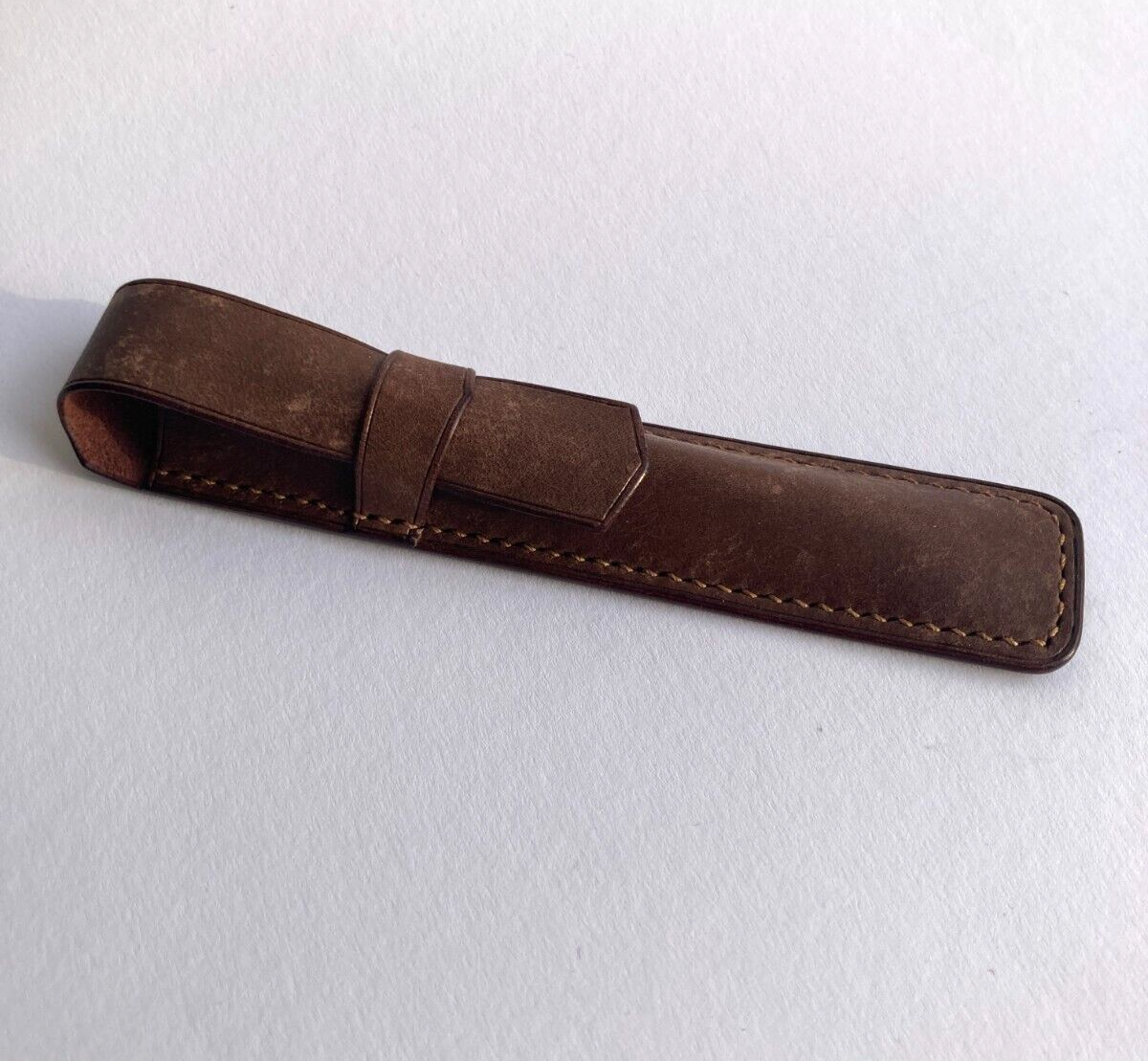 Kaizuca Kugelschreiber Etui, Leder Stift Etui, Crazy Horse Leder