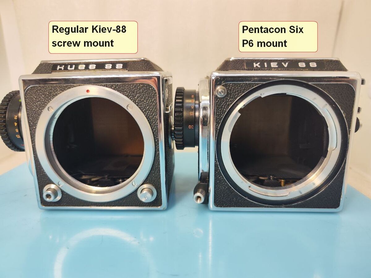 Kiev-88CM MLU conversion Pentacon Six mount CLA Arax Medium Kiev-88CM MLU conversion Pentacon Six mount CLA Arax Medium