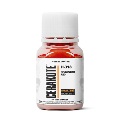 CERAKOTE  OVEN CURE - H-Series  Performance Coatings -Part B Included