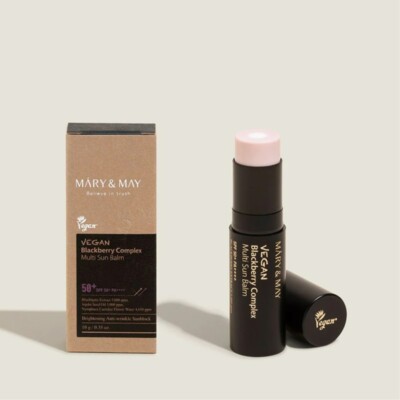 Mary&May Vegan Blackberry Complex Multi Sun Balm SPF50+ PA++++, Kbeauty, sample