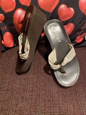 roxy wedge flip flops