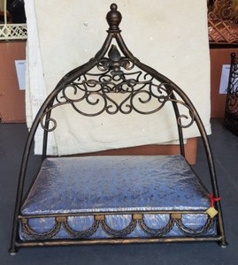 cast iron dog bed