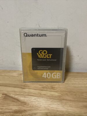 Quantum GoVault QRM40 Ruggedized Removable Hard Disk Cartridge 40GB Pocket-sized