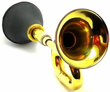 SMALL 7" Vintage Antique Brass Taxi BULB Horn Trumpet Car Clown Bulb VERY LOUD
