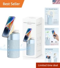 Magnetic Wireless Charging Station  Bluetooth Speaker for iPhone and AirPods