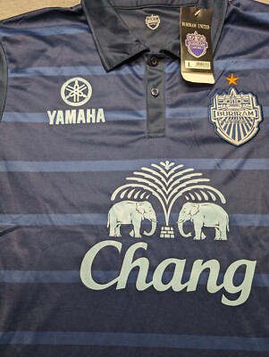 NWT Buriram United Men's 2017 Home Kit Football Shirt Jersey Navy