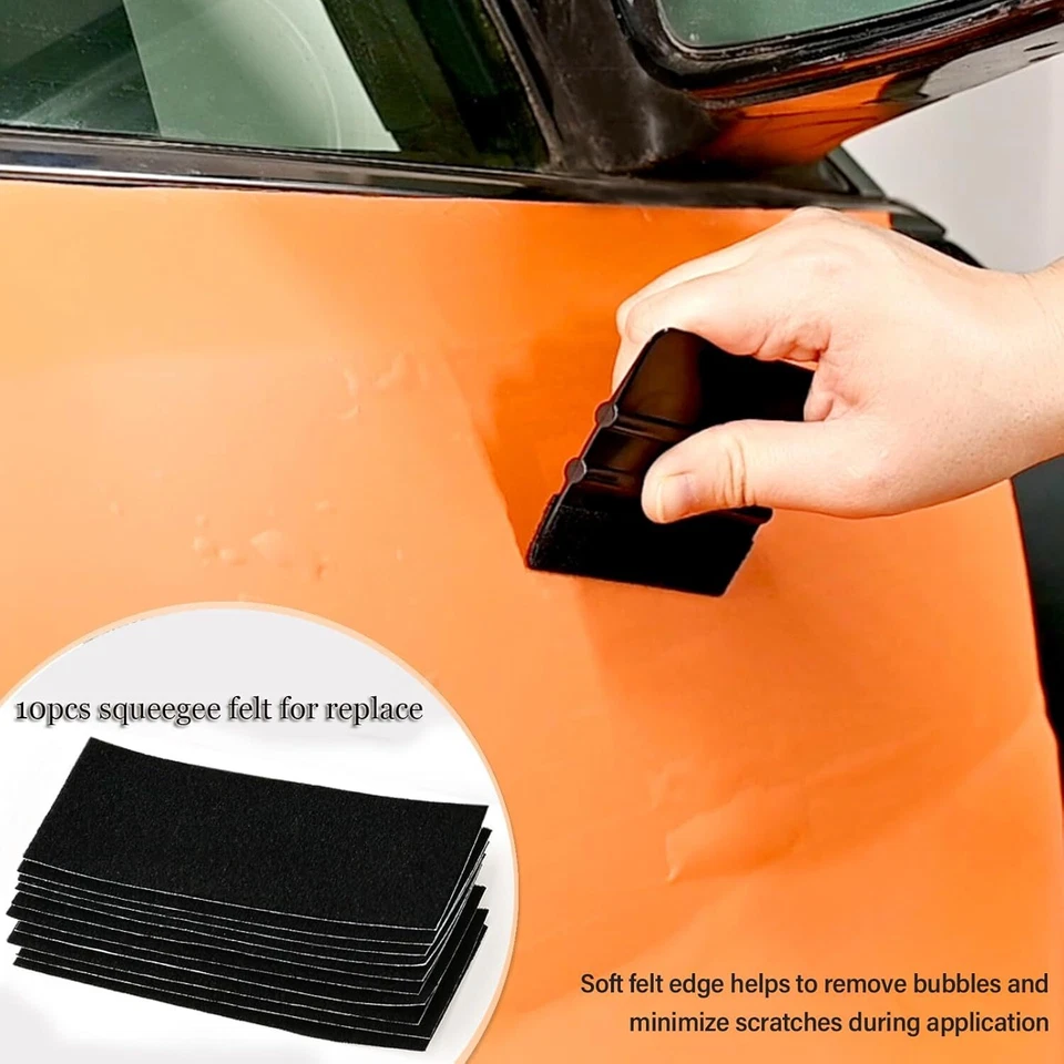 Auto Window Tint Tools Kit Window Film Application Kit Felt Squeegee Water Blade - image 4 of 4