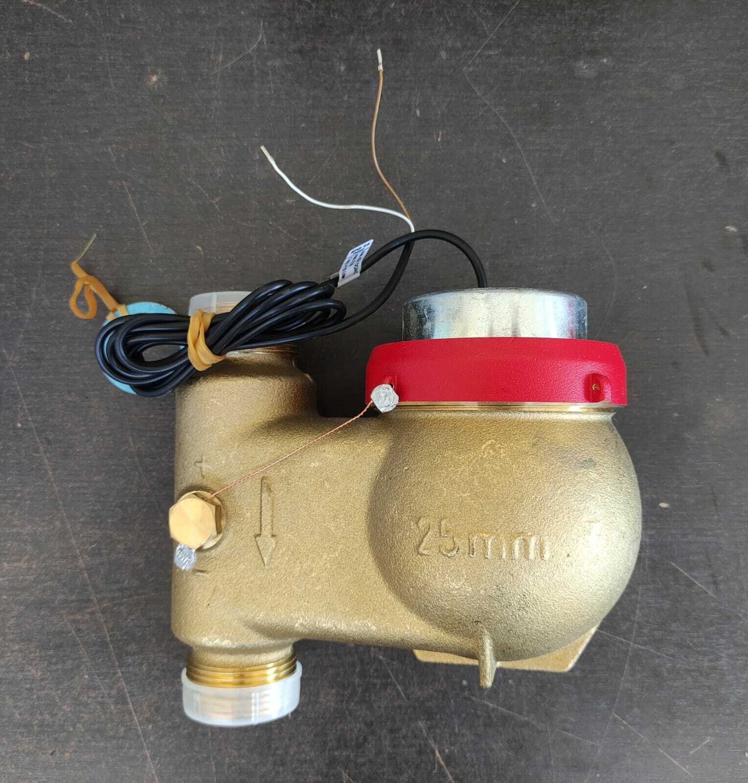 misuratore di portata per contatore di calore DN25 1" verticale discendente