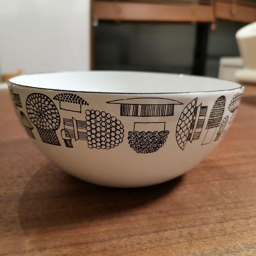 FINEL Enamel Mushroom Bowl Small Vintage Finland