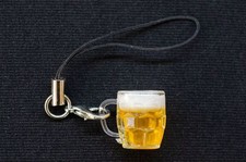 Beer Cell Phone Pendant Miniblings Mobile Jewellery Oktoberfest Measurement