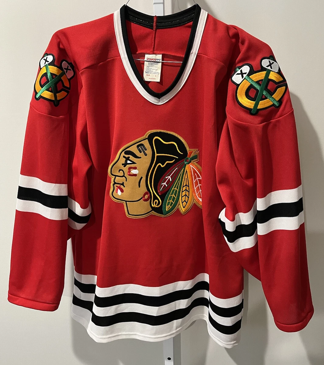 Chicago Black Hawks Jersey CCM Vintage Hockey From Canada 