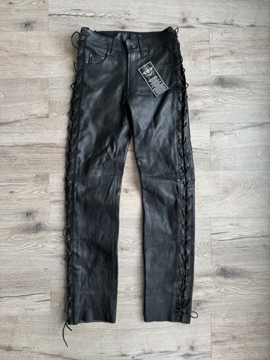 Leather Vintage Pants for Men for sale | eBay