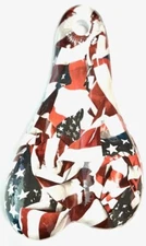 8" BULL NUT'S (PATRIOTIC) - BIG RIG DANGLER BALLS TRUCK NUTZ AMERICAN FLAG