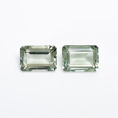 Natürliches Grün Amethyst 5X3mm Oktagon Form Facettiert Schnitt Locker Edelstein