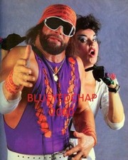 SHERRI MARTEL & RANDY SAVAGE WRESTLER 8 X 10 WRESTLING PHOTO WWF WCW