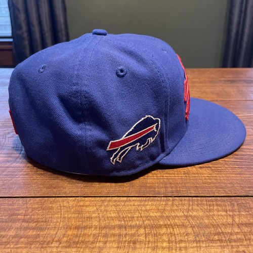 Buffalo Bills New ERA NFL Blue Hat NY State Bison 59Fifty Fitted 7 1/4" GO BILLS - Picture 4 of 12