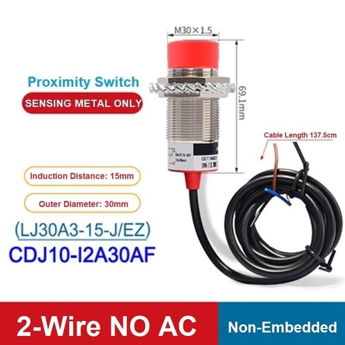 CDLJ10 Metal Proximity Switch Sensor M30 3line DC PNP Third-Line24V Normally NPN - Picture 24 of 28
