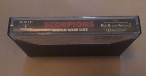 Scorpions: World Wide Live 1985 Polygram Cassette Original Heavy Metal VG+ - Picture 3 of 9