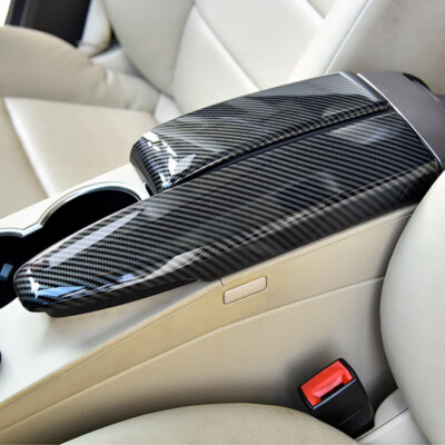 Carbon Fiber Sport Armrest Trim Cover For Mercedes E Class Coupe E250 E350 E550