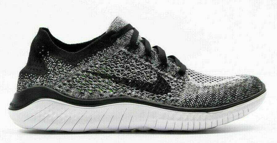 ONE Ｎ’ ONLY Nike Free RN Flyknit 2018 942839 101 White/Black Oreo New Women's