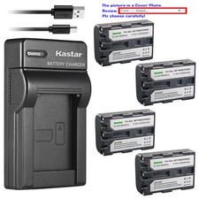 Kastar Battery Slim Charger for Sony NP-FM50 BC-VM50 Sony CCD-TRV138 CCD-TRV150