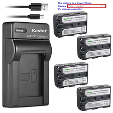 Kastar Battery Slim Charger for Sony NP-FM50 BC-VM50 Sony CCD-TRV138 CCD-TRV150