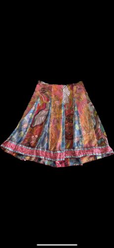 Choices colorful multicolored boho hippie  skirt b
