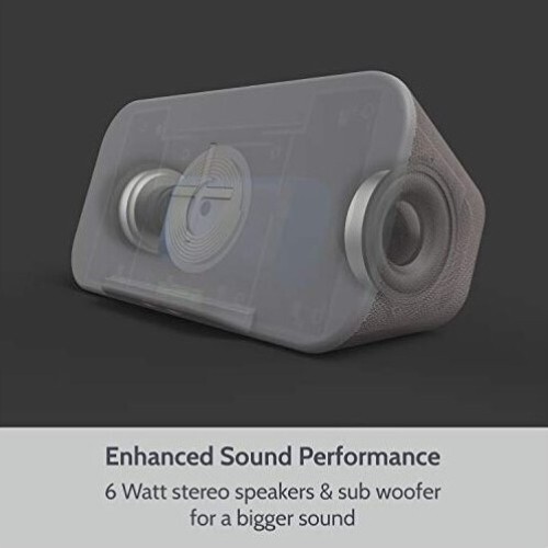 i-box Podium Bluetooth Speaker with Wireless Charging Stand (New unused) - Grey - 第 6/11 張圖片