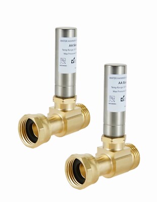 2 PCS EFIELD S.Steel Water Hammer Arrestor For Washing Machine, 3/4 Inch MHT