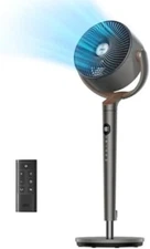 Dreo Standing Fan, 120° Oscillating, 8 Speeds, 20dB Quiet, Adjustable Height, 8