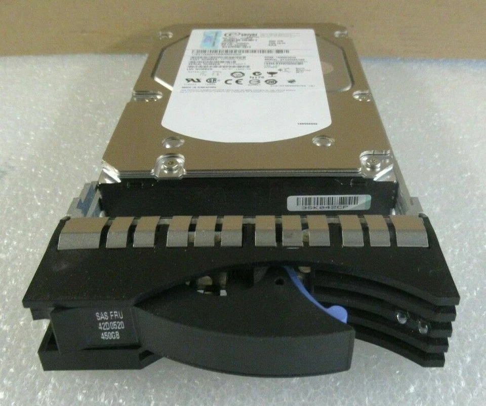 IBM 42D0519 42D0520 42C0264 42C0263 46M7030 450GB 15K 3.5" SAS Hard Drive - Image 2 of 3